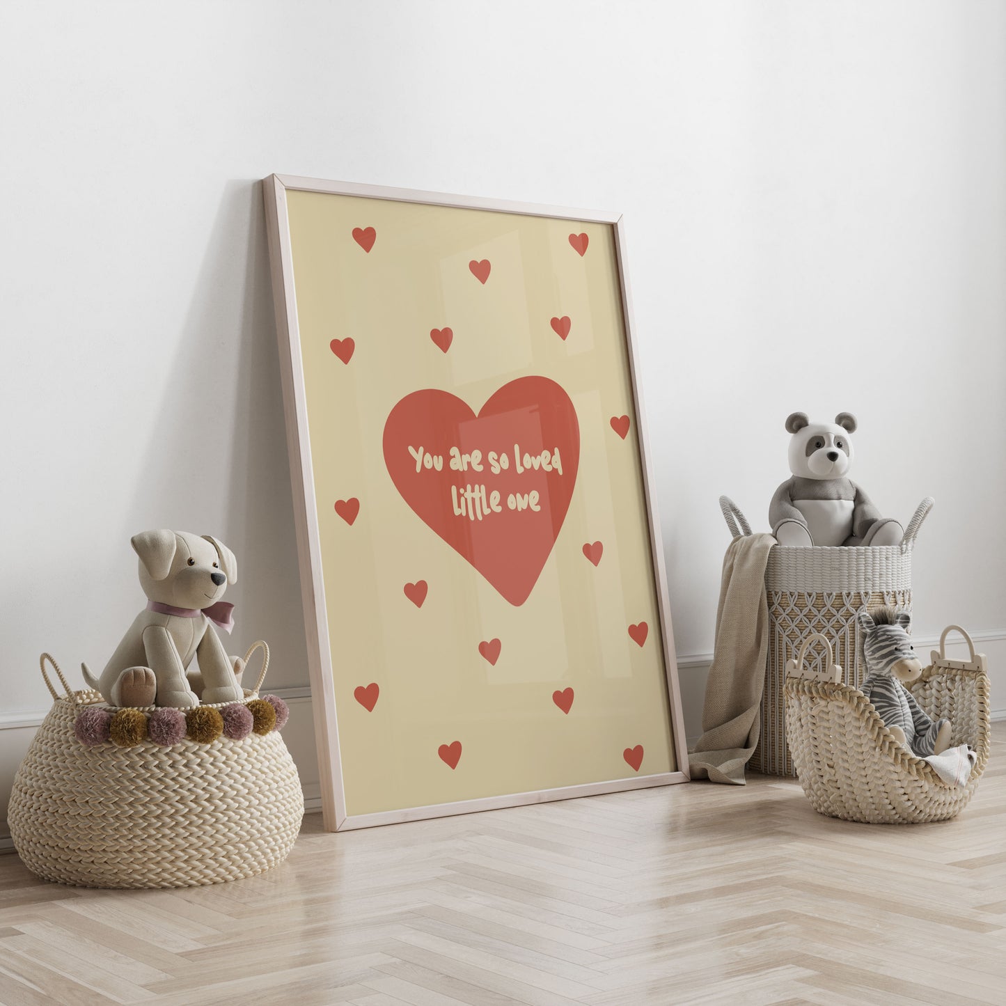You Are So Loved Little One - Nursery & Kids Room Art Print